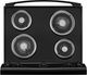 Amana® 30" Black Freestanding Electric Range with SpillSaver™ Upswept Cooktop and Easy Clean Glass Door-2