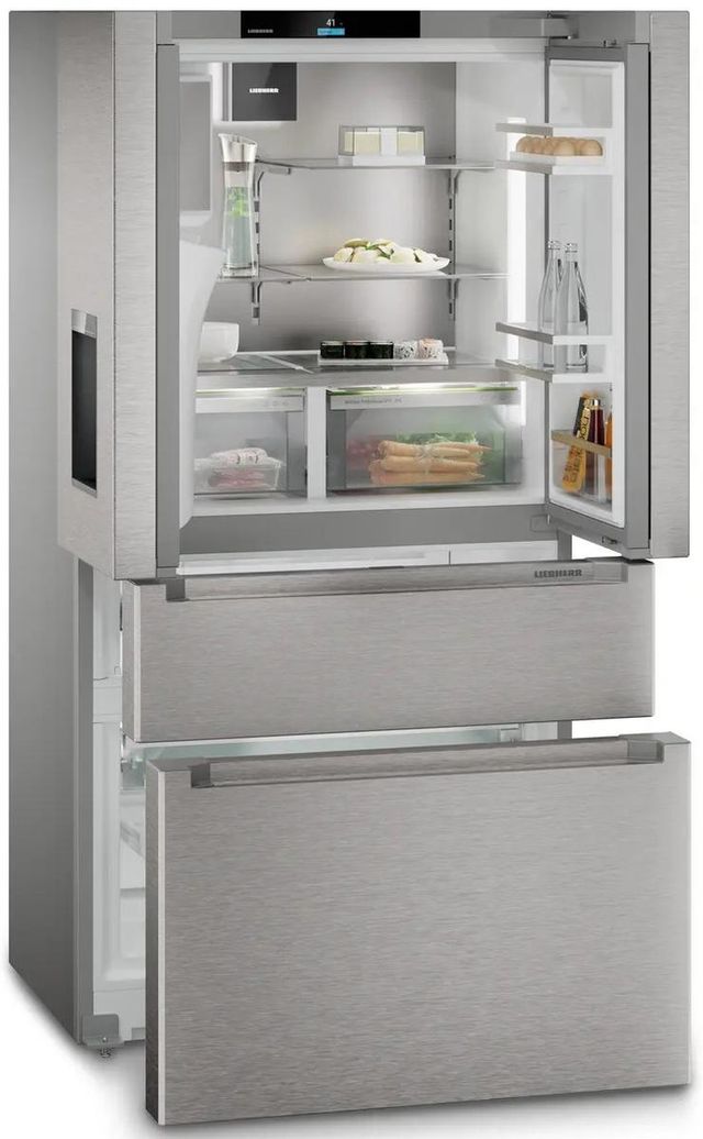 Liebherr 36" 20.7 Cu. Ft. Stainless Steel Counter Depth French Door Refrigerator-4
