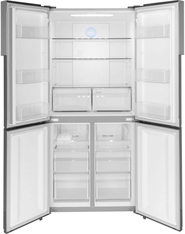 Haier 33" 16.4 Cu. Ft. Fingerprint Resistant Stainless Steel Counter Depth Bottom Freezer Refrigerator-1