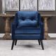 Uttermost® O'Brien Blue Arm Chair-1