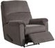 Signature Design by Ashley® Nerviano Gray Manual Recliner-1