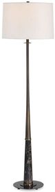 Uttermost® Tallarico Black Marble-Dark Bronze Floor Lamp-4