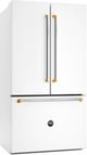 Bertazzoni Master Series 36” 26.2 Cu. Ft. White Counter-Depth French-Door Refrigerator-2
