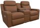 La-Z-Boy® Emmons Oak Leather Power Reclining Loveseat with Console and Headrest-0