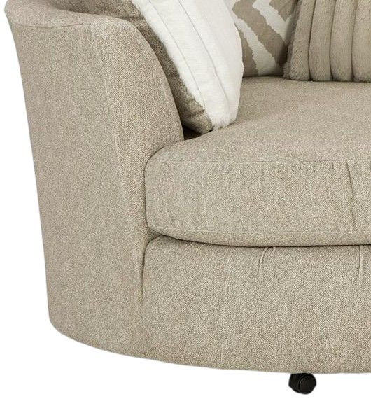 Albany Industries Tweed Toast Swivel Chair-1