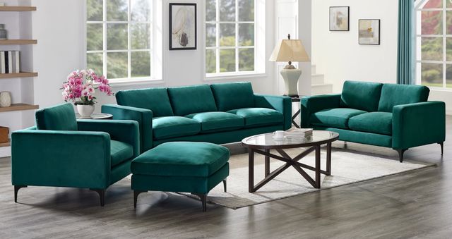 Legends Home Seneca Teal Sofa-1