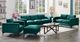 Legends Home Seneca Teal Sofa-1
