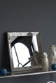 A & B Home Dorthea Gray Square Mirror-5