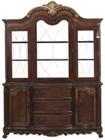 Mazin Furniture Deryn Park Cherry Buffet & Hutch-0