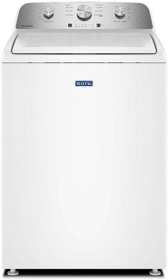 Maytag® 4.6 Cu. Ft. White Agitator Top Load Washer-0