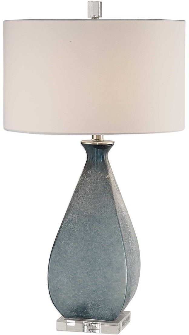Uttermost® Atlantica Deep Ocean Blue Table Lamp-3