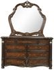 New Classic® Home Furnishings Bella Notte Mahogany Brown Dresser and Mirror-2