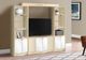 Monarch Specialties Inc. Champagne/Gold Wall Unit -0