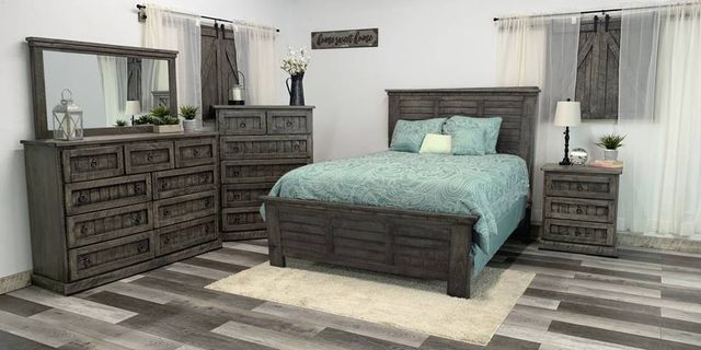 American Heartland Manufacturing Deluxe Quaint Rustic Barnwood Dresser-2