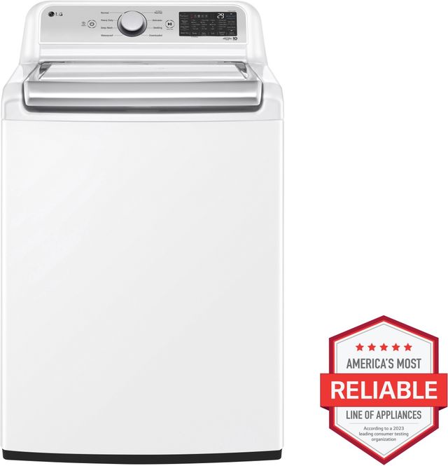 LG 5.5 Cu. Ft. White Top Load Washer-2
