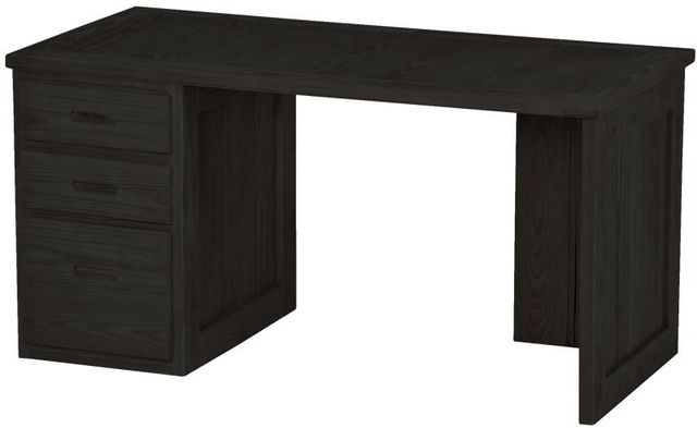 Crate Designs™ Furniture Espresso Lacquer Top Desk-0