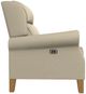 Best® Home Furnishings Customizable Joanna Power Tilt Headrest High Leg Recliner with Honey Birch Legs-2