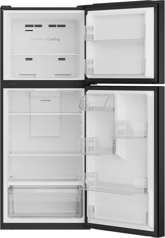 GE® ENERGY STAR® 24" 11.9 Cu. Ft. Black Counter Depth Top Freezer Refrigerator-1