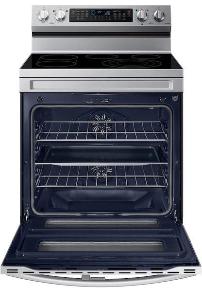 SCRATCH & DENT - Samsung 30" Fingerprint Resistant Stainless Steel Freestanding Electric Range-2