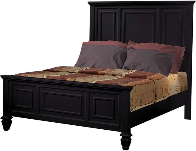 Coaster® Sandy Beach Black Queen Panel Bed-0