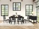 Furniture of America® Neue Mills Black Rectangular Dining Table-2