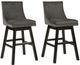 Signature Design by Ashley® Tallenger 2-Piece Dark Gray Bar Stool Set-0