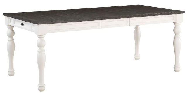 Steve Silver Co. Joanna 6-Piece Dark Mocha/Ivory Dining Set-2