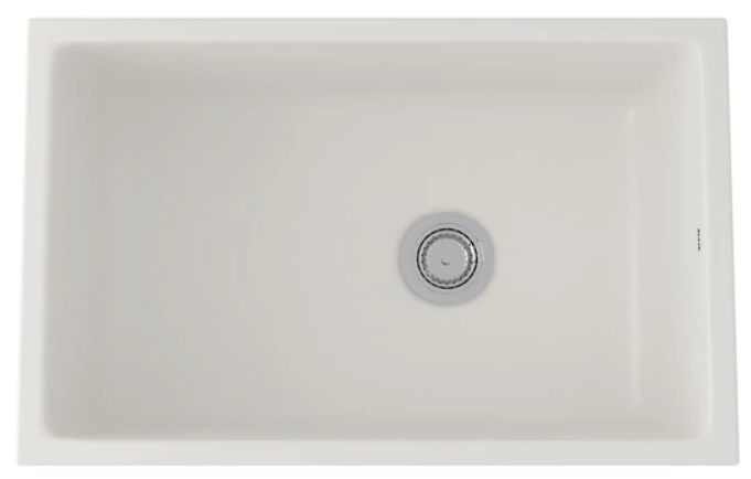 Rohl® Allia Series Pergame Fireclay Single Bowl Undermount