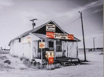 Stylecraft Local Truckers Welcome Black/Gray/White Wall Art-1