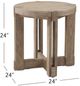 Basset Mirror Mcguire Natural End Table-2