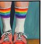 Stylecraft Rainbow Socks Wall Art-1