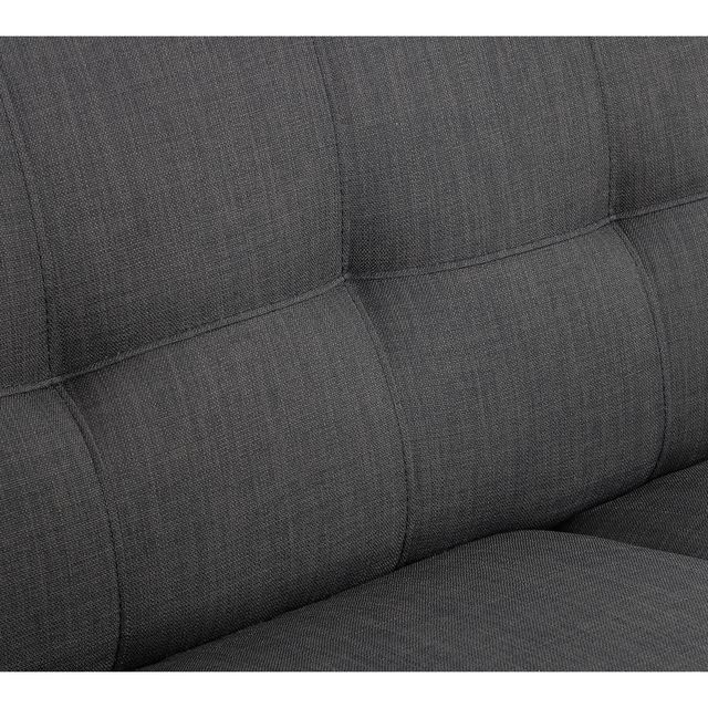 Elements International Hadley Charcoal Sofa-3