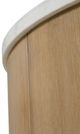 Rowe® Delray Carrara Cocktail Table with Brindle Base-4