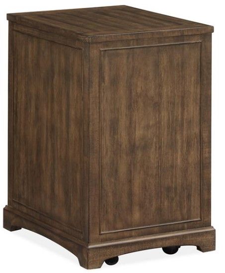Magnussen Home® Bay Creek Toasted Nutmeg Mobile Table-3