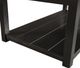 Elements International Marcello White Marble Top Coffee Table with Black Base-4