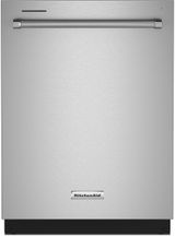 KitchenAid® 24" Stainless Steel with Printshield Built In Dishwasher