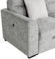 Global Furniture USA U9401 5-Piece Nickel Sectional with Pillows-2