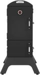 Broil King® 22” Black Freestanding Charcoal Cabinet Smoker-0