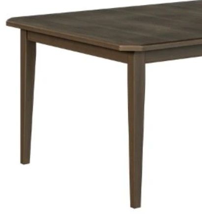 Country View Woodworking Customizable McKinney Red Oak Top 48" Dining Table with 2-Leaves and Brown Maple Base-1
