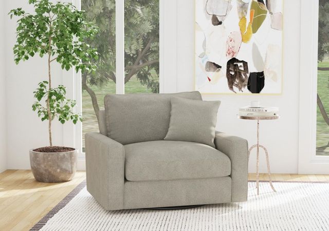Style Line United Light Gray Swivel Chair-1