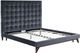 TOV Furniture Eden Grey King Velvet Bed-3