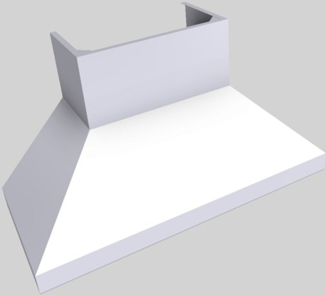 Vent-A-Hood® 54" White Wall Mounted Range Hood-2