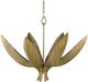 Currey & Company Bird of Paradise Antique Brass Chandelier-1