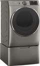 GE® 7.8 Cu. Ft. Satin Nickel Smart Front Load Electric Dryer-4