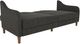 dhp furniture® Jasper Gray Futon-3