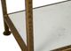 Furniture Classics Marietta Glass Top Console Table with Gold Base-4