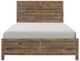 Homelegance® Mandan Weather Pine Full Panel Bed-2