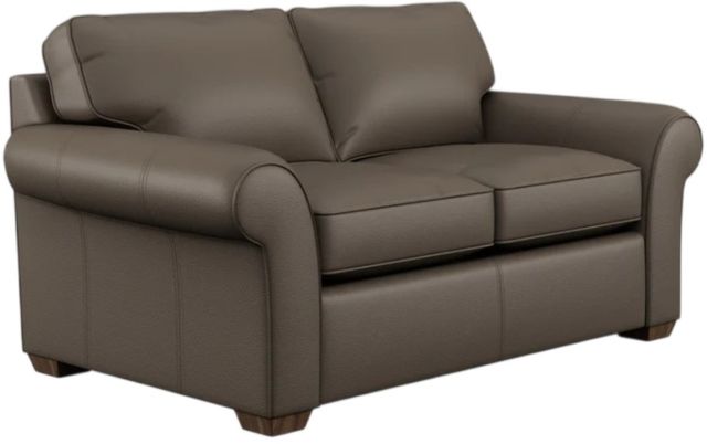Flexsteel® Customizable Vail Leather Loveseat-1