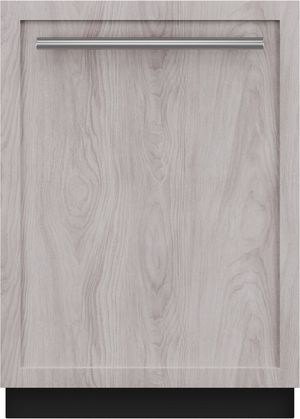 front view of the Thermador® Sapphire® 24" Custom Panel Top Control Built In Dishwasher