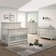 Westwood Design San Mateo Rustic White Convertible Crib-1